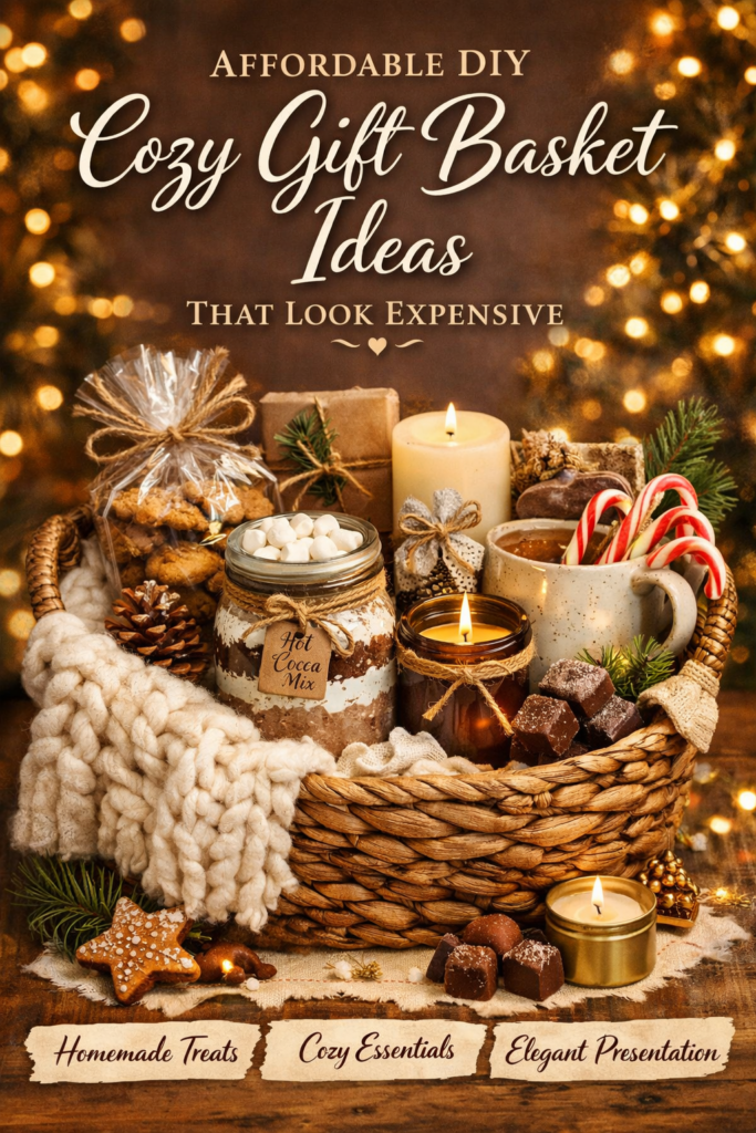 DIY Cozy Gift Basket
