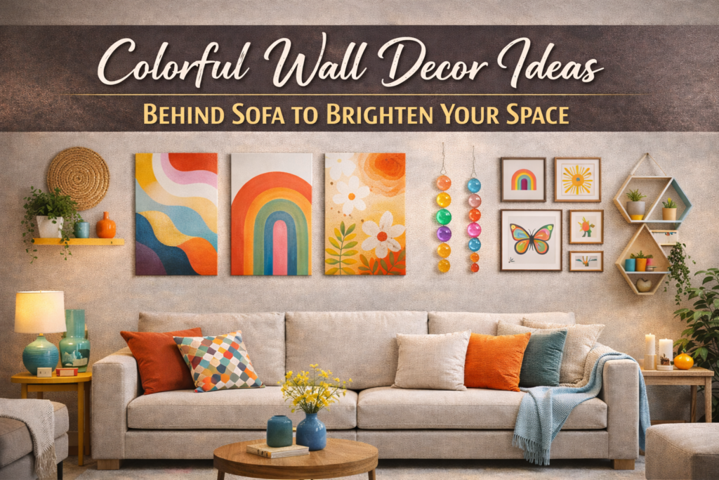 Wall Decor Ideas Behind Sofa