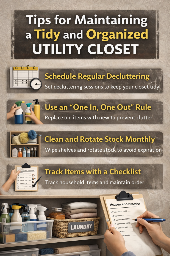 How to Organize Utility Closet