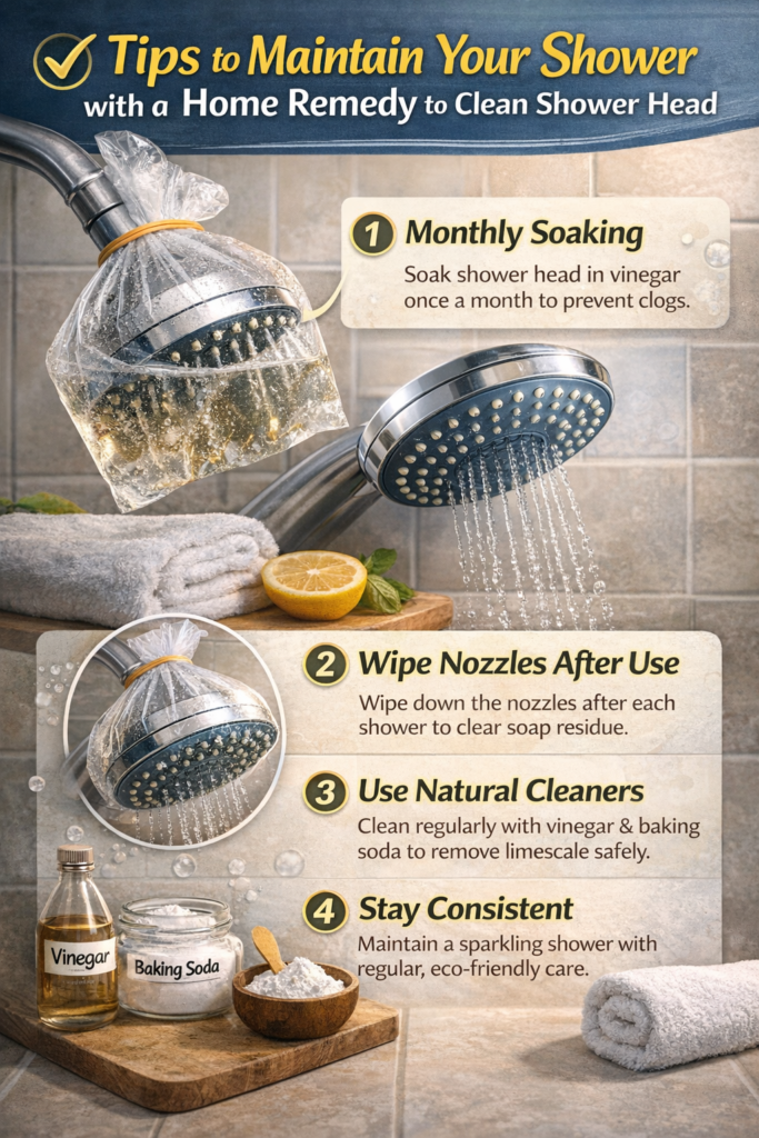 Home Remedy to Clean Shower Head
