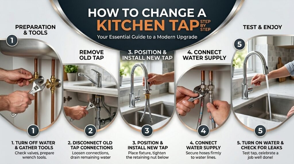 How to Change a Kitchen Tap