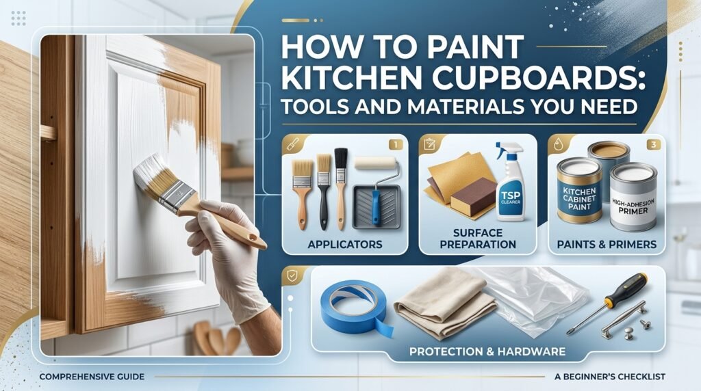 How to Paint Kitchen Cupboards