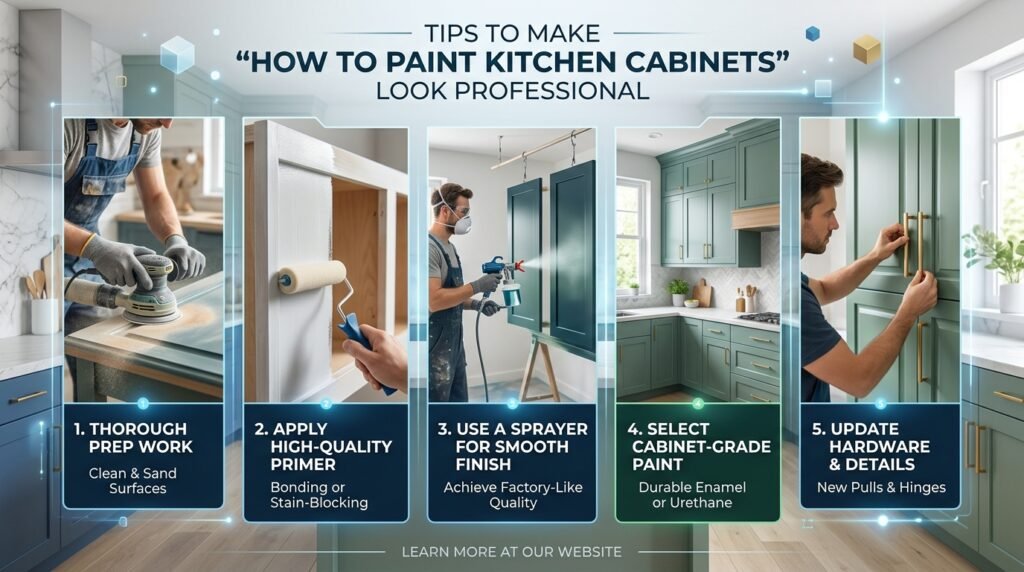How to Paint Kitchen Cabinets
