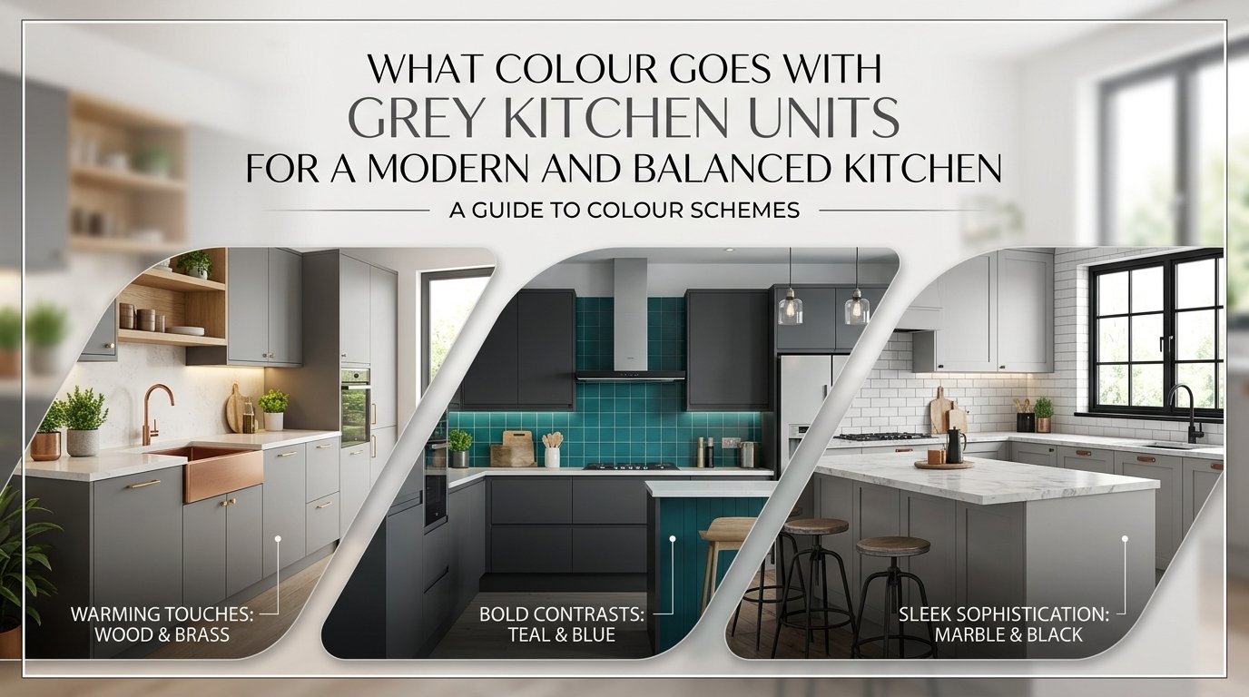 What Colour Goes with Grey Kitchen Units | Indoor Habbit