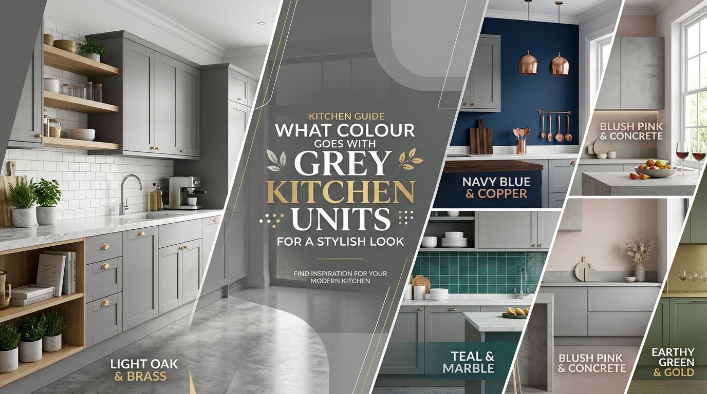 What Colour Goes with Grey Kitchen Units | Indoor Habbit