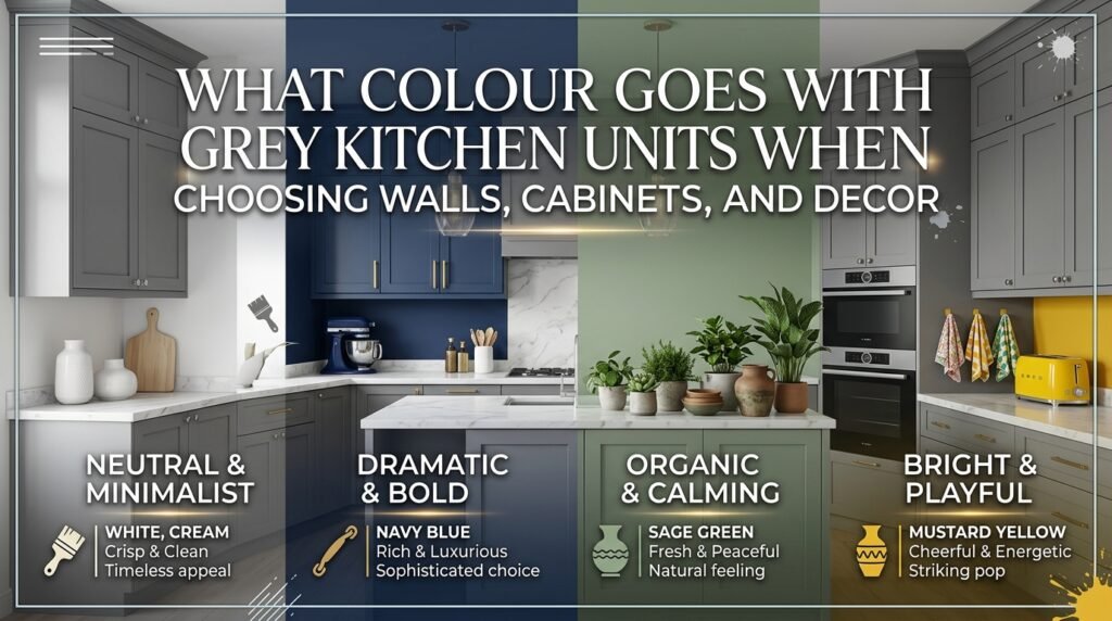 What Colour Goes with Grey Kitchen Units